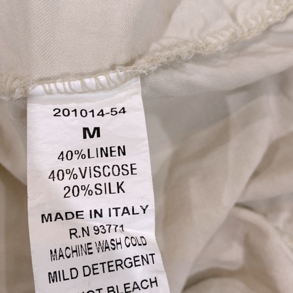 VASNA oversized maxi dress silk and linen blend size medium - Picture 7 of 7